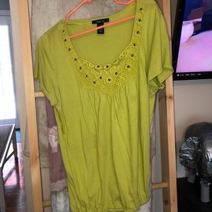 Style and co large green shirt gently used